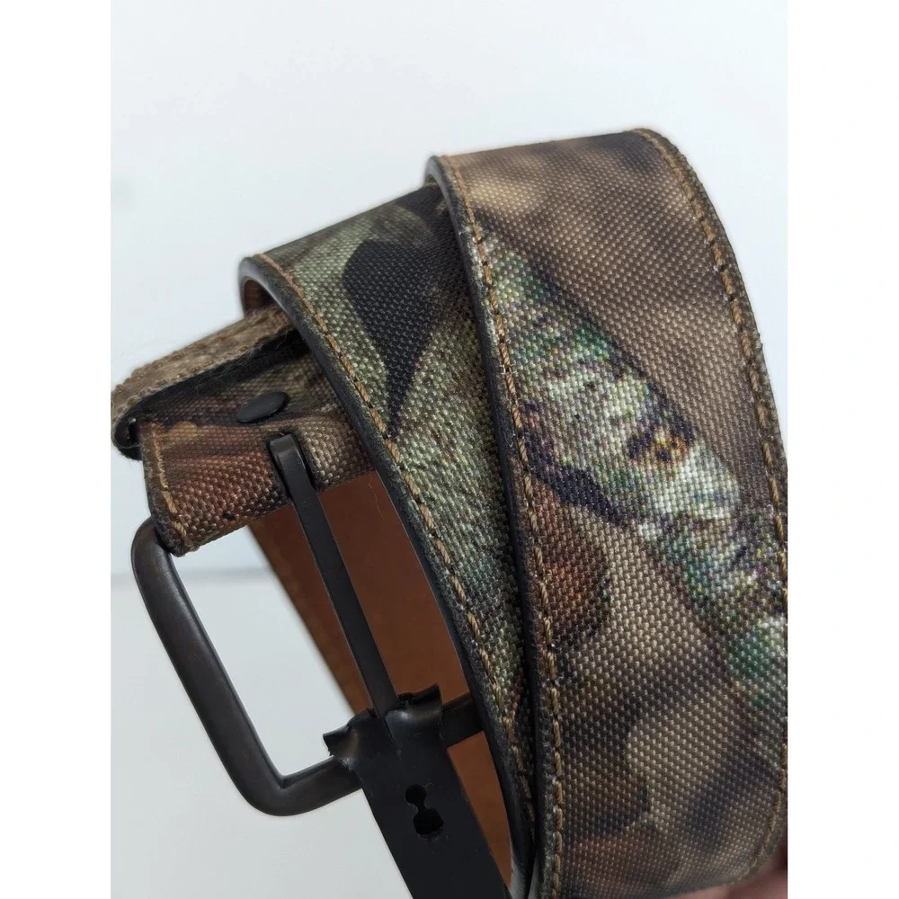 Mossy Oak Break-Up Country Camo Belt Mens 34 Leather Lined Hunting 5181500 NEW